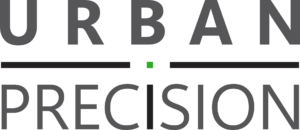URBAN PRECISION LOGO Gray01-ABlack-HGreen B